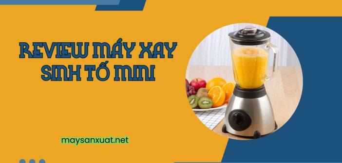 Review máy xay sinh tố mini